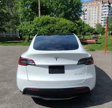 Белый Тесла Model Y, объемом двигателя 0 л и пробегом 1 тыс. км за 38000 $, фото 5 на Automoto.ua