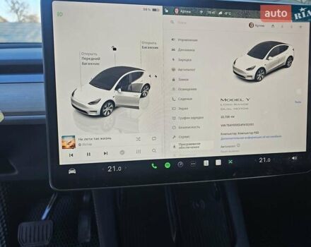 Белый Тесла Model Y, объемом двигателя 0 л и пробегом 22 тыс. км за 30000 $, фото 12 на Automoto.ua