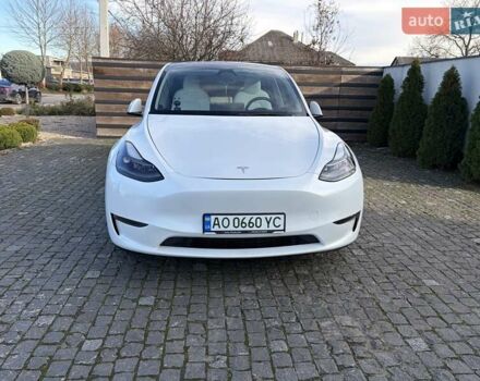 Белый Тесла Model Y, объемом двигателя 0 л и пробегом 47 тыс. км за 32500 $, фото 33 на Automoto.ua