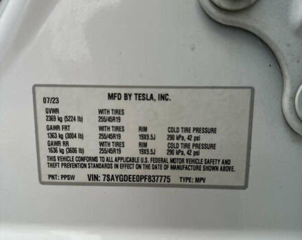 Білий Тесла Model Y, об'ємом двигуна 0 л та пробігом 76 тис. км за 29000 $, фото 24 на Automoto.ua