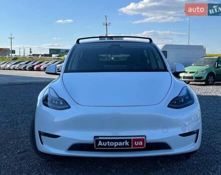 Белый Тесла Model Y, объемом двигателя 0 л и пробегом 34 тыс. км за 30890 $, фото 1 на Automoto.ua