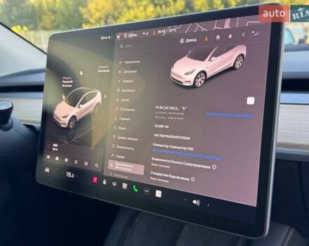 Белый Тесла Model Y, объемом двигателя 0 л и пробегом 23 тыс. км за 29999 $, фото 13 на Automoto.ua