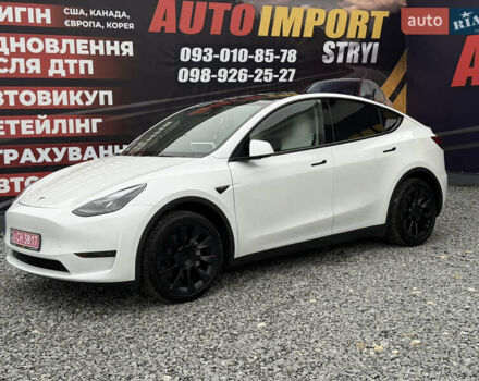 Белый Тесла Model Y, объемом двигателя 0 л и пробегом 23 тыс. км за 26500 $, фото 1 на Automoto.ua