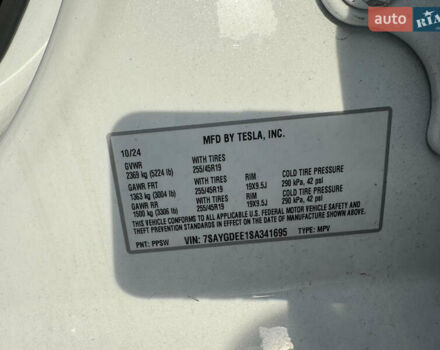 Белый Тесла Model Y, объемом двигателя 0 л и пробегом 5 тыс. км за 17800 $, фото 27 на Automoto.ua