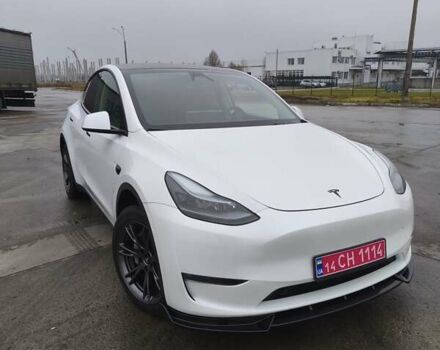Белый Тесла Model Y, объемом двигателя 0 л и пробегом 19 тыс. км за 28800 $, фото 9 на Automoto.ua