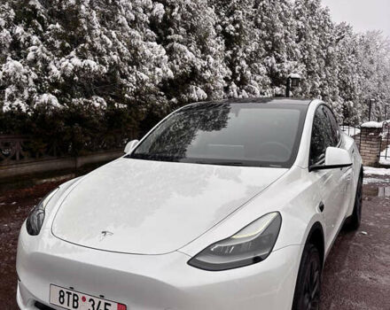 Белый Тесла Model Y, объемом двигателя 0 л и пробегом 16 тыс. км за 30999 $, фото 26 на Automoto.ua
