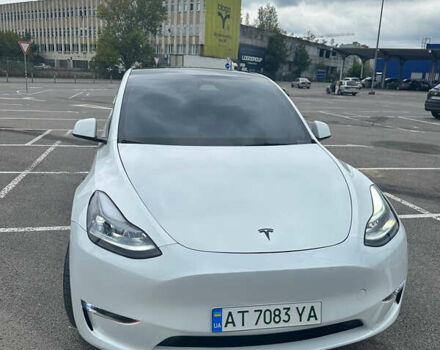 Белый Тесла Model Y, объемом двигателя 0 л и пробегом 35 тыс. км за 29000 $, фото 1 на Automoto.ua