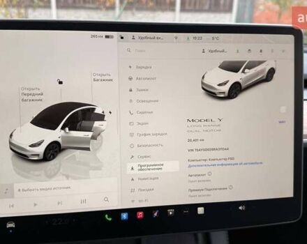 Белый Тесла Model Y, объемом двигателя 0 л и пробегом 20 тыс. км за 31500 $, фото 12 на Automoto.ua