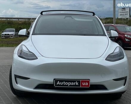 Белый Тесла Model Y, объемом двигателя 0 л и пробегом 33 тыс. км за 34890 $, фото 2 на Automoto.ua