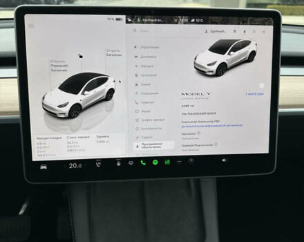 Белый Тесла Model Y, объемом двигателя 0 л и пробегом 6 тыс. км за 27000 $, фото 25 на Automoto.ua