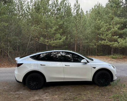 Белый Тесла Model Y, объемом двигателя 0 л и пробегом 4 тыс. км за 32700 $, фото 1 на Automoto.ua