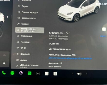 Белый Тесла Model Y, объемом двигателя 0 л и пробегом 25 тыс. км за 33290 $, фото 25 на Automoto.ua