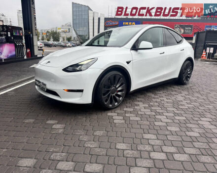 Білий Тесла Model Y, об'ємом двигуна 0 л та пробігом 7 тис. км за 35000 $, фото 1 на Automoto.ua