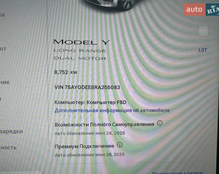 Белый Тесла Model Y, объемом двигателя 0 л и пробегом 8 тыс. км за 33000 $, фото 22 на Automoto.ua