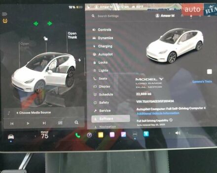 Білий Тесла Model Y, об'ємом двигуна 0 л та пробігом 37 тис. км за 15000 $, фото 8 на Automoto.ua