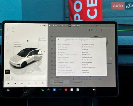 Белый Тесла Model Y, объемом двигателя 0 л и пробегом 1 тыс. км за 63216 $, фото 22 на Automoto.ua