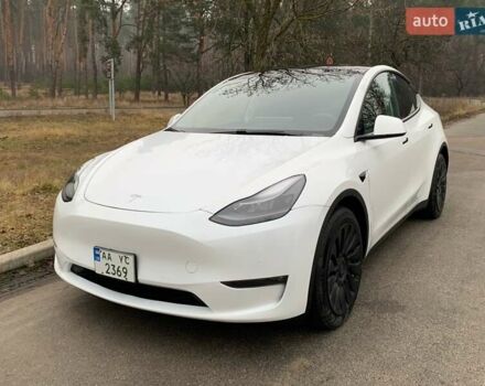 Белый Тесла Model Y, объемом двигателя 0 л и пробегом 89 тыс. км за 23500 $, фото 1 на Automoto.ua