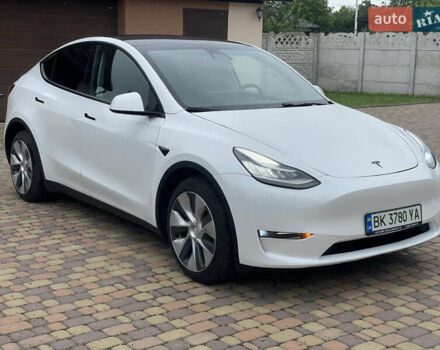 Білий Тесла Model Y, об'ємом двигуна 0 л та пробігом 61 тис. км за 20300 $, фото 1 на Automoto.ua