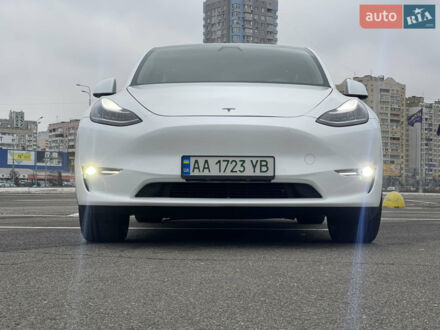 Білий Тесла Model Y, об'ємом двигуна 0 л та пробігом 87 тис. км за 25000 $, фото 1 на Automoto.ua