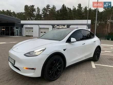 Тесла Model Y 2020 в Киеве на Automoto.ua Белый Тесла Model Y, объемом двигателя 0 л и пробегом 97 тыс. км за 22300 $, фото 1 на Automoto.ua
