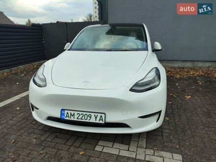 Белый Тесла Model Y, объемом двигателя 0 л и пробегом 102 тыс. км за 22500 $, фото 1 на Automoto.ua
