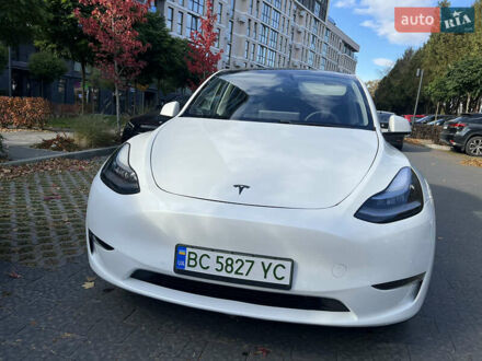 Белый Тесла Model Y, объемом двигателя 0 л и пробегом 107 тыс. км за 23900 $, фото 1 на Automoto.ua