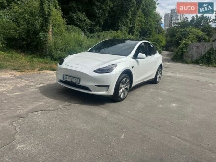 Білий Тесла Model Y, об'ємом двигуна 0 л та пробігом 56 тис. км за 20900 $, фото 1 на Automoto.ua