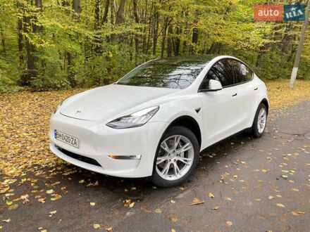 Белый Тесла Model Y, объемом двигателя 0 л и пробегом 102 тыс. км за 23500 $, фото 1 на Automoto.ua