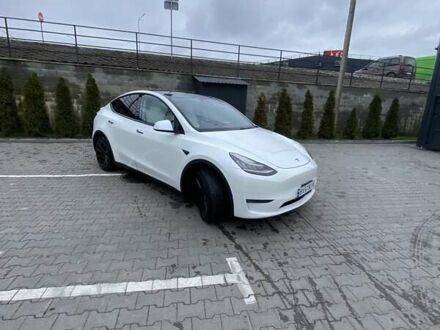 Білий Тесла Model Y, об'ємом двигуна 0 л та пробігом 21 тис. км за 18950 $, фото 1 на Automoto.ua