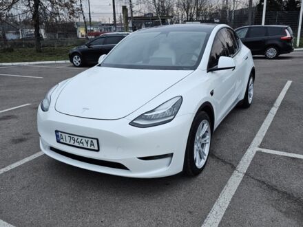 Білий Тесла Model Y, об'ємом двигуна 0 л та пробігом 78 тис. км за 20500 $, фото 1 на Automoto.ua