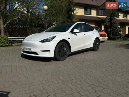 Белый Тесла Model Y, объемом двигателя 0 л и пробегом 77 тыс. км за 21000 $, фото 1 на Automoto.ua