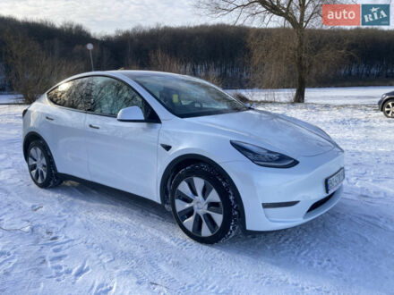 Білий Тесла Model Y, об'ємом двигуна 0 л та пробігом 50 тис. км за 30000 $, фото 1 на Automoto.ua