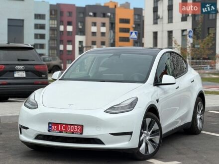 Білий Тесла Model Y, об'ємом двигуна 0 л та пробігом 78 тис. км за 20499 $, фото 1 на Automoto.ua