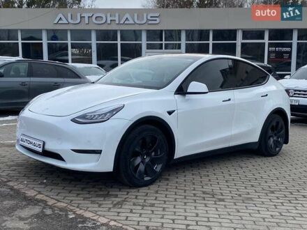 Тесла Model Y 2020 в Житомире на Automoto.ua Белый Тесла Model Y, объемом двигателя 0 л и пробегом 75 тыс. км за 28300 $, фото 1 на Automoto.ua
