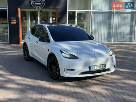 Тесла Model Y 2020 в Кривом Роге на Automoto.ua Белый Тесла Model Y, объемом двигателя 0 л и пробегом 84 тыс. км за 28500 $, фото 1 на Automoto.ua