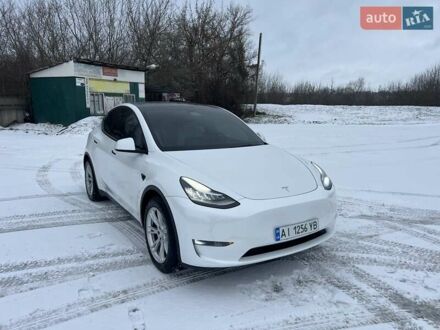 Білий Тесла Model Y, об'ємом двигуна 0 л та пробігом 186 тис. км за 21600 $, фото 1 на Automoto.ua