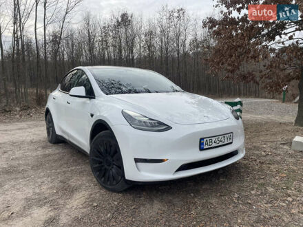 Тесла Model Y 2020 в Виннице на Automoto.ua Белый Тесла Model Y, объемом двигателя 0 л и пробегом 87 тыс. км за 21999 $, фото 1 на Automoto.ua