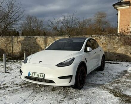 Белый Тесла Model Y, объемом двигателя 0 л и пробегом 120 тыс. км за 22400 $, фото 1 на Automoto.ua