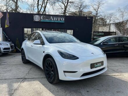 Білий Тесла Model Y, об'ємом двигуна 0 л та пробігом 100 тис. км за 29500 $, фото 1 на Automoto.ua