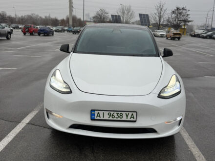 Белый Тесла Model Y, объемом двигателя 0 л и пробегом 114 тыс. км за 21900 $, фото 1 на Automoto.ua
