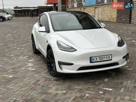 Тесла Model Y 2021 в Харькове на Automoto.ua Белый Тесла Model Y, объемом двигателя 0 л и пробегом 85 тыс. км за 26700 $, фото 1 на Automoto.ua