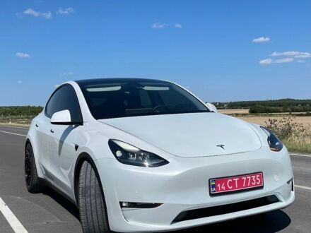 Білий Тесла Model Y, об'ємом двигуна 0 л та пробігом 90 тис. км за 23500 $, фото 1 на Automoto.ua