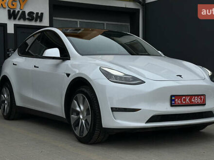 Білий Тесла Model Y, об'ємом двигуна 0 л та пробігом 130 тис. км за 19200 $, фото 1 на Automoto.ua