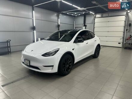 Білий Тесла Model Y, об'ємом двигуна 0 л та пробігом 91 тис. км за 19200 $, фото 1 на Automoto.ua