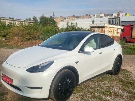 Білий Тесла Model Y, об'ємом двигуна 0 л та пробігом 120 тис. км за 21950 $, фото 1 на Automoto.ua