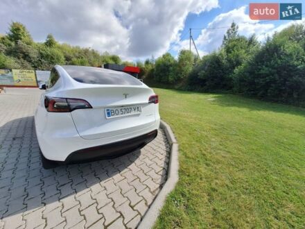Белый Тесла Model Y, объемом двигателя 0 л и пробегом 81 тыс. км за 28999 $, фото 1 на Automoto.ua