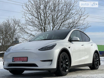 Білий Тесла Model Y, об'ємом двигуна 0 л та пробігом 13 тис. км за 51000 $, фото 1 на Automoto.ua