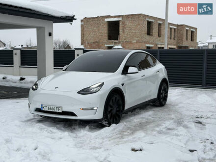 Білий Тесла Model Y, об'ємом двигуна 0 л та пробігом 95 тис. км за 23900 $, фото 1 на Automoto.ua