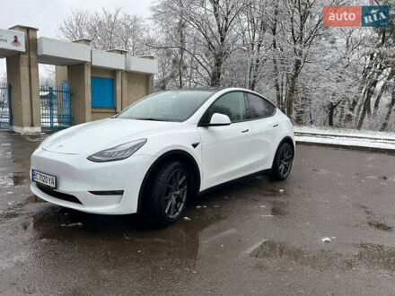 Білий Тесла Model Y, об'ємом двигуна 0 л та пробігом 88 тис. км за 24900 $, фото 1 на Automoto.ua