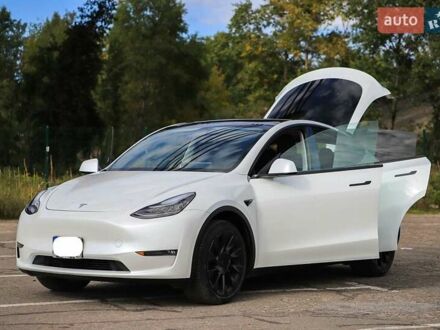 Тесла Model Y 2021 в Киеве на Automoto.ua Белый Тесла Model Y, объемом двигателя 0 л и пробегом 9 тыс. км за 53900 $, фото 1 на Automoto.ua